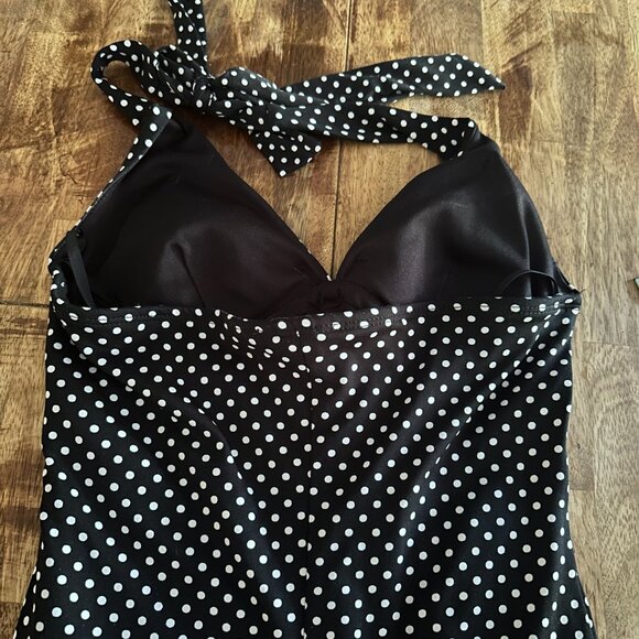 Love Tease Halter Style Polka Dot Women's Dress - Picture 8 of 12